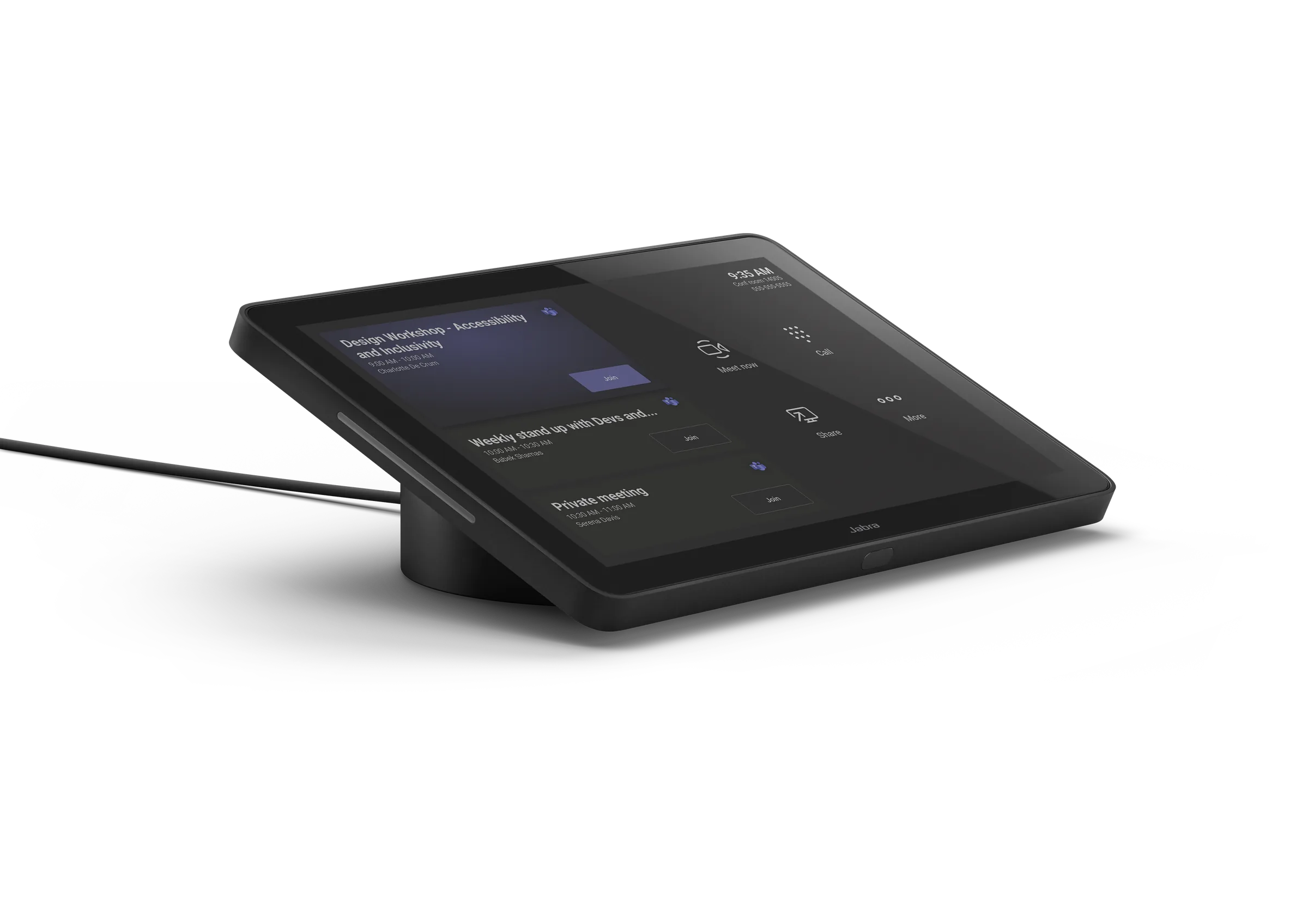 Panel dotykowy Jabra PanaCast Control z ekranem Microsoft Teams